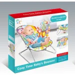 Mecedora Silla Multicolor Para Bebe Con Vibración Y Sonajero