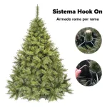 Arbol De Navidad Arbolito Pino Ciprés 1,80 Mts Tope De Gama Ultra Frondoso