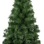 Árbol De Navidad Tronador Slim Verde 1.20mts Base Metal