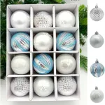 Navidad Adornos Bolas Navideñas Decoradas 6cm X24 Piezas