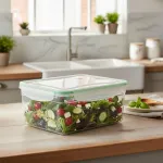 X7 Taper Frasco Hermético Organizador Freezer Plástico Color Transparente