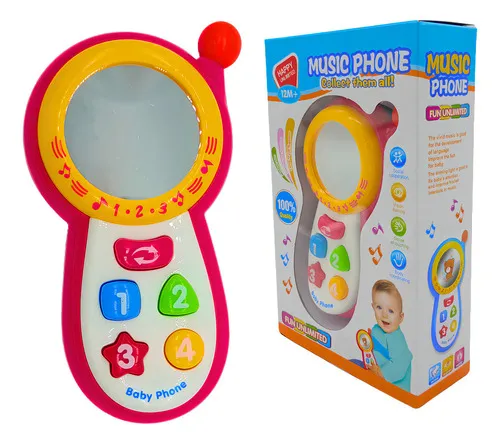 Producto Telefono Celular Didáctico Bebe Con Luz Y Sonido Imagen