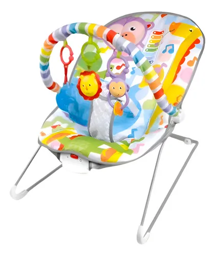 Producto Mecedora Silla Multicolor Para Bebe Con Vibración Y Sonajero Imagen