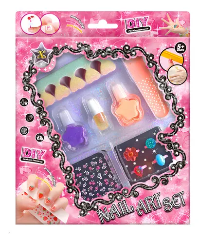 Producto Set Uñas Juego De Belleza Manicura Infantil Decoración Imagen