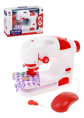 Producto Maquina De Coser Juguete Infantil A Pilas Con Luz Y Sonido Color Blanco Imagen