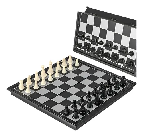 Producto Ajedrez Magnético Juego De Mesa Imantado Tablero Plegable Imagen