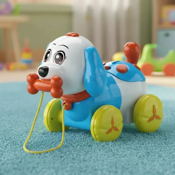 Perrito Arrastre Sobebear Musical Plastico