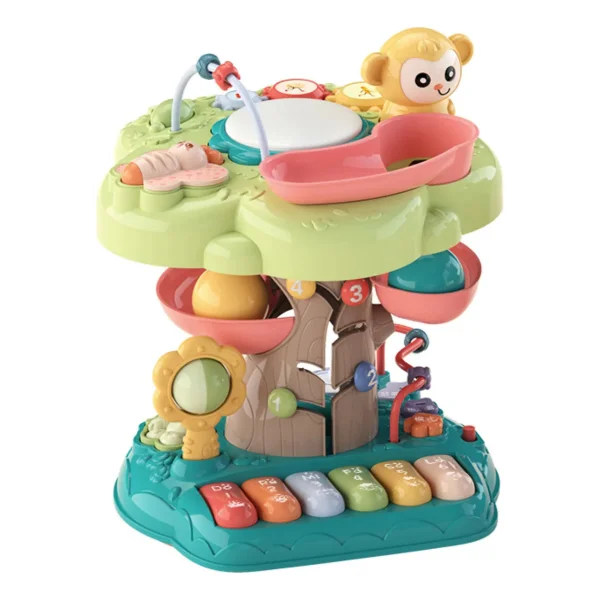Juguete Didactico Bebe Tobogan Pelotas Laberinto Piano Luz