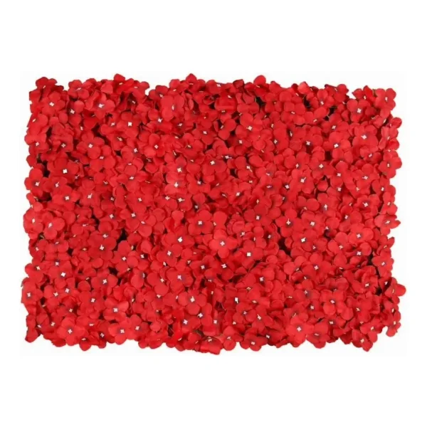 Panel Muro Jardín Vertical Deco Flores Artificiales Pack X6 Blanco