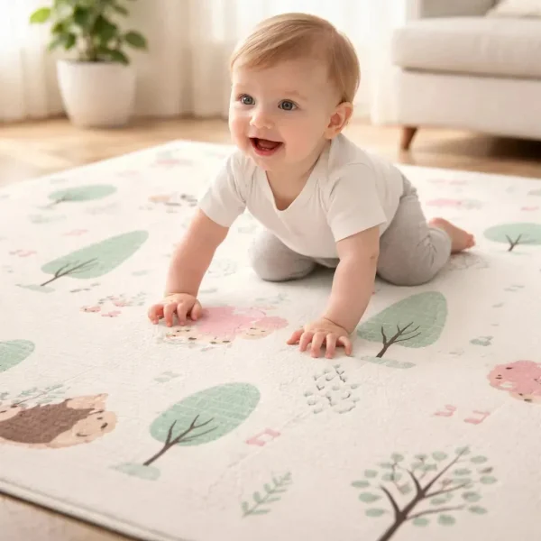 Alfombra Antigolpes Plegable Bebes Reversible 150x200cm