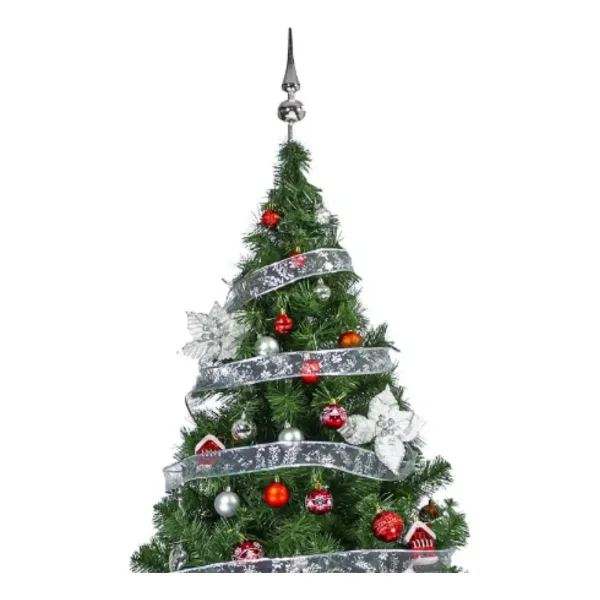 Arbol De Navidad Tronador Lujo 1,50mts Con Adornos Kit X40