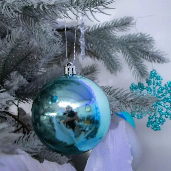 Adornos Navideños Set Bolas De Navidad 5cm X80 Unidades