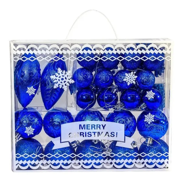 Adornos Navideños Set Decoracion 33u Surtido Navidad Bolas