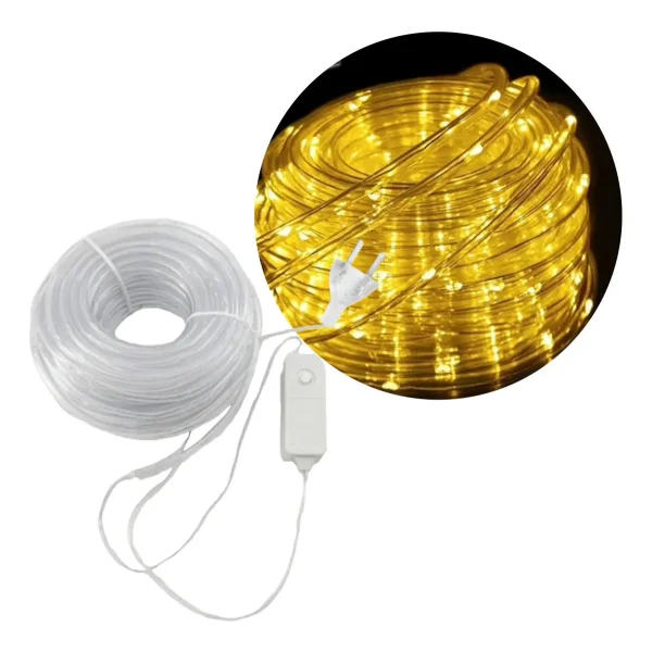 Manguera Tira Fina Led 10 Metros Luces Navidad Iluminación