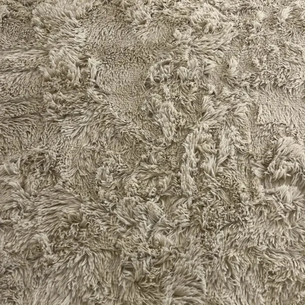 Alfombra Tapete Pelo Largo Nórdica Antideslizante 60x100cm 100 M 60 M Beige