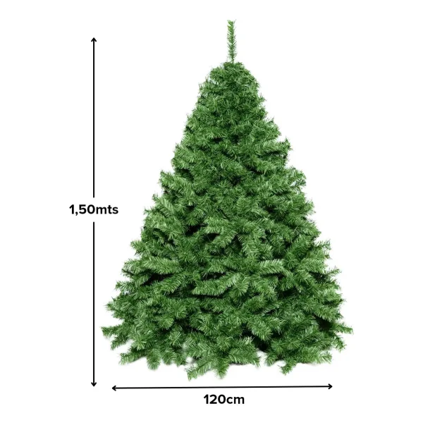 Arbol De Navidad Verde Imperial 1,50mts Alta Gama