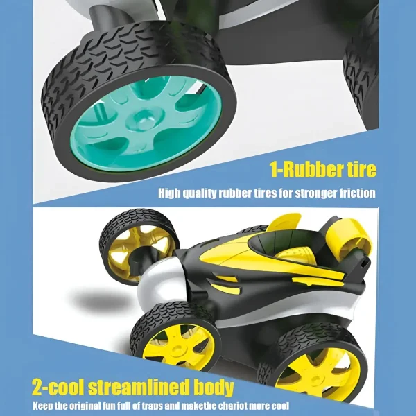Auto A Radio Control Remoto Stunt Car Giro 360° Escala 1:24