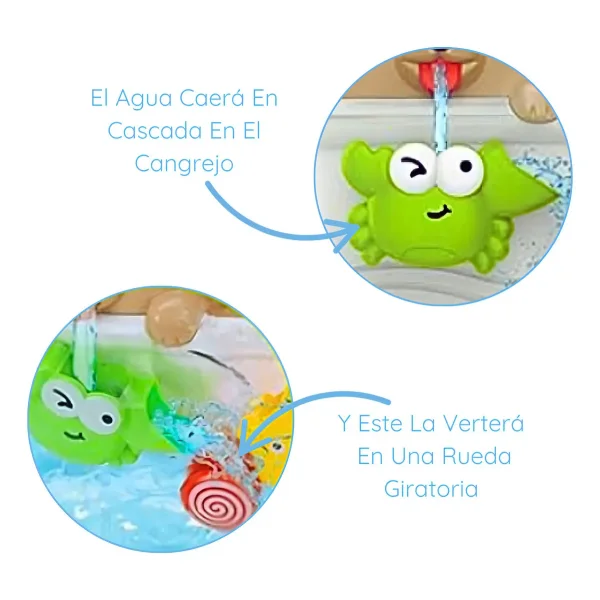 Juego De Agua Bebe Huanger Con Sopapa Didactico Color Foca