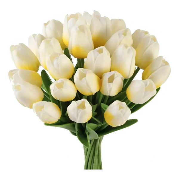 Tulipan Artificial Flores Artificiales Decoracion Ramo X20