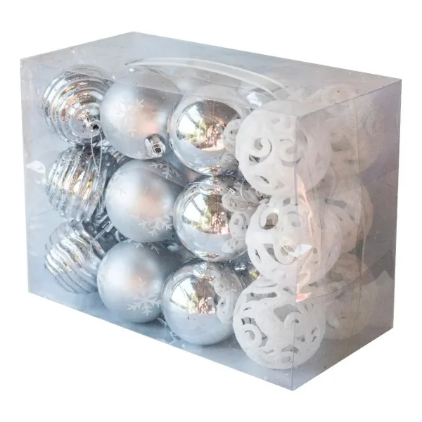 Bolas De Navidad 6cm Adornos Navideños X72 Piezas Decoración