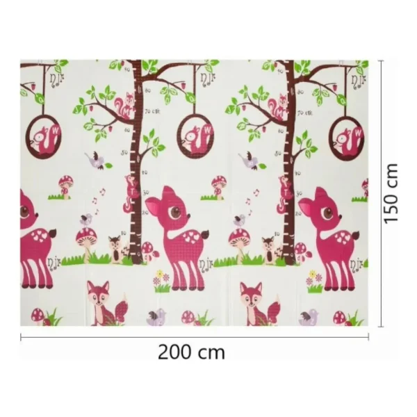Alfombra Antigolpes Plegable Bebes Reversible 120x180cm