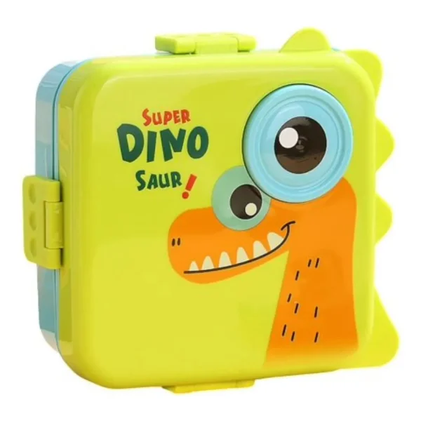 Lunchera Infantil Dinosaurio Escolar Jardin Vianda Infantil Verde