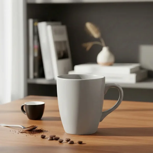 Taza De Cerámica Cónica Jarro Mug 300ml