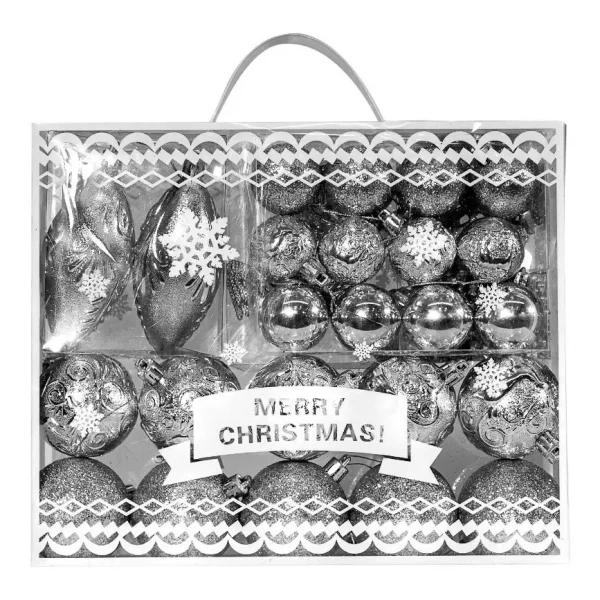 Adornos Navideños Set Decoracion 33u Surtido Navidad Bolas