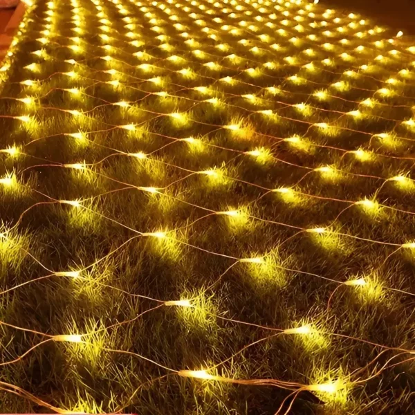 Luces Navidad Red X96 Led Luz Calida 3mts Con Enchufe Luces Cálido