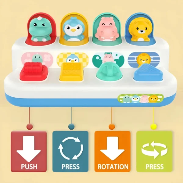Set De Juego Y Centro De Actividades Juguete De Botones Bebe