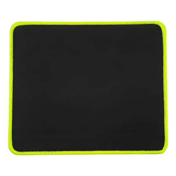 Mouse Pad Liso Escritorio Gamer Oficina Antideslizante Negro/verde
