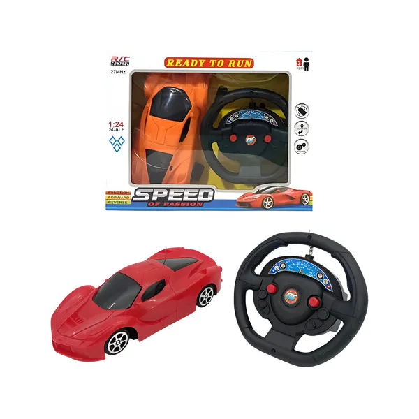 Auto De Carrera Deportivo A Control Remoto Radio Escala 1:24