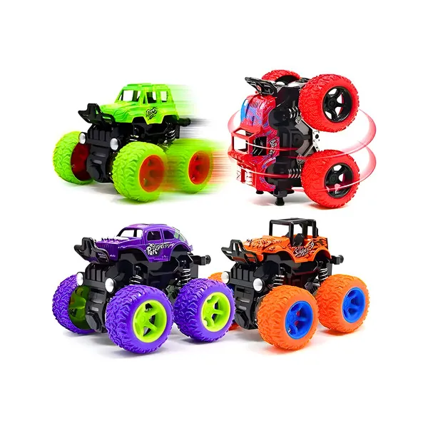 Auto A Friccion Off Road Giro 360 Monster Juguetes