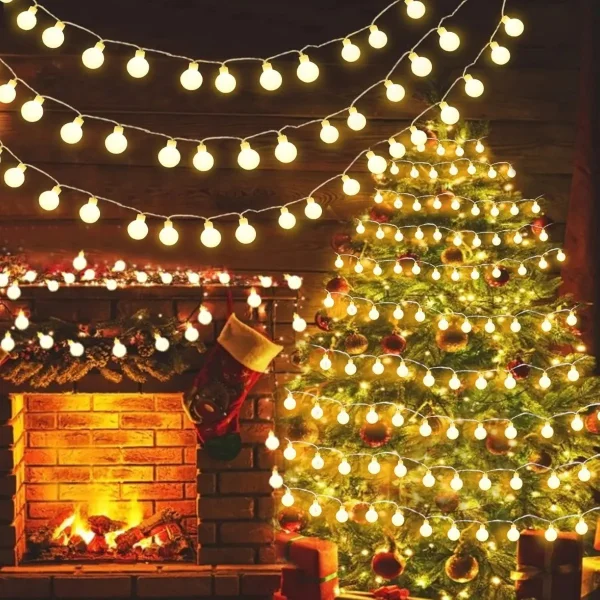 Tira Luz Led 5m Guirnalda X28 220v Luces Navidad Fria Calida