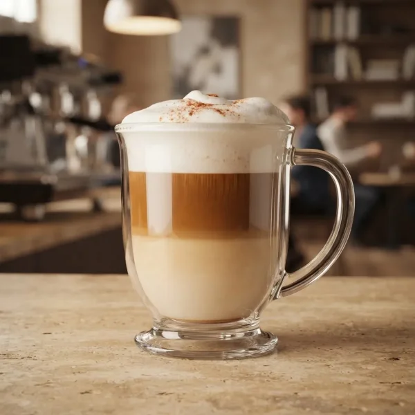 Taza Cafe Doble Vidrio Pared Capuchino Jarro 250ml Transparente