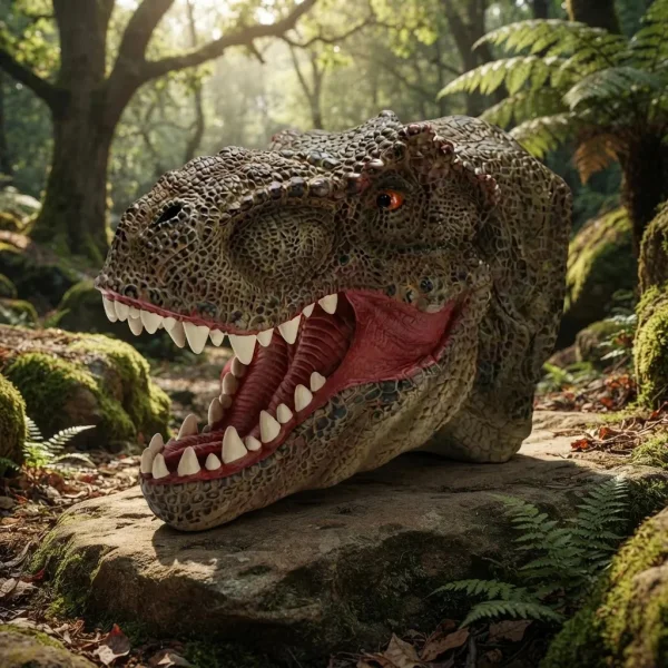 Marioneta De Mano Dinosaurio T-rex Titere Goma Niños