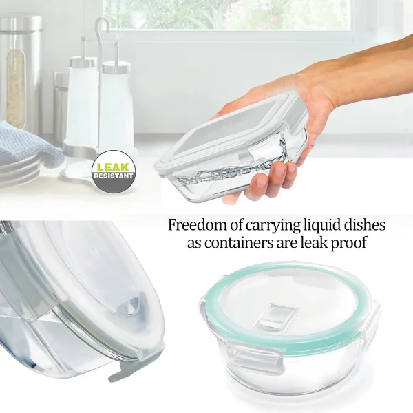 Taper Contenedor Hermético Microondas Horno Heladera 400ml Transparente