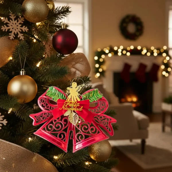 Campanas Navideñas Decoracion Navidad Adornos Para El Arbol