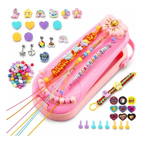 Kit Armado Pulseras Telar Mostacillas Cuentas Amistad Nenas