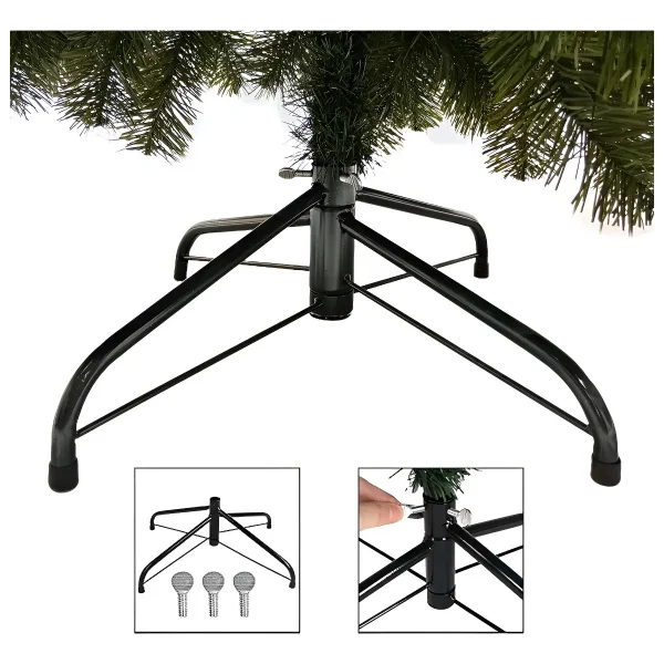 Arbol De Navidad Verde  Montañes Deluxe 1,5mts