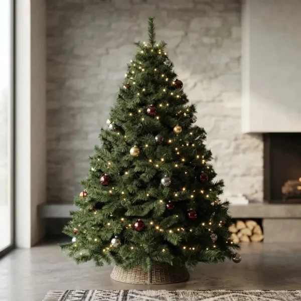 Árbol De Navidad Verde Extra Lujo Patagonia 1,50 Mts