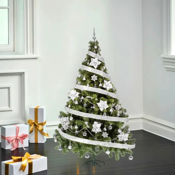 Arbol De Navidad Tronador Lujo 2,10mts Con Adornos Kit X60