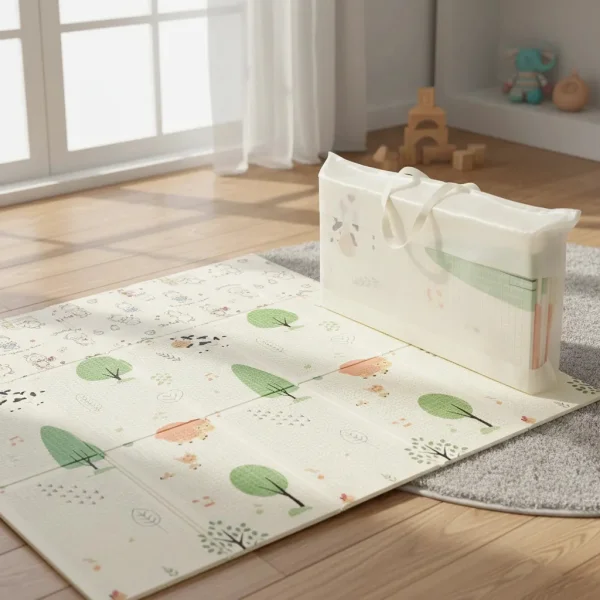 Alfombra Antigolpes Plegable Bebes Reversible 150x200cm