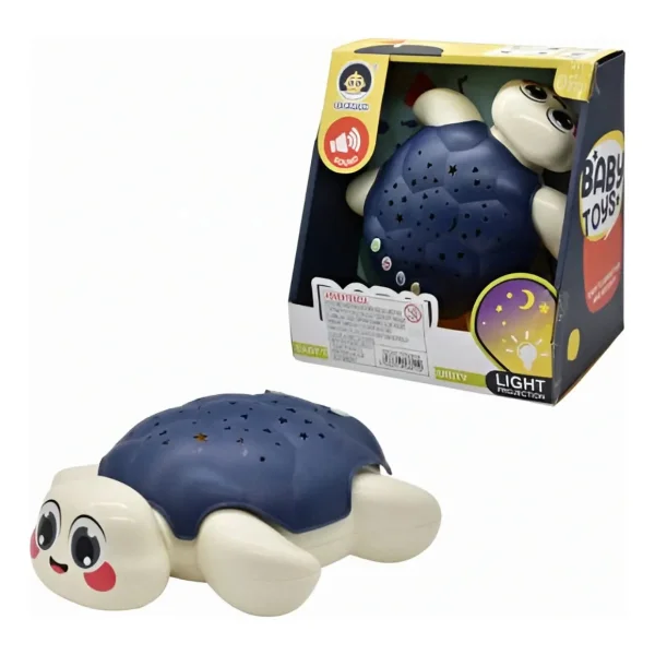 Proyector Tortuga Infantil Musical Luz Sonido Juguete