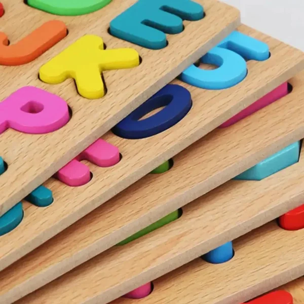 Juego Encastre Madera Números 1 Al 20 Juguete Didáctico Multicolor