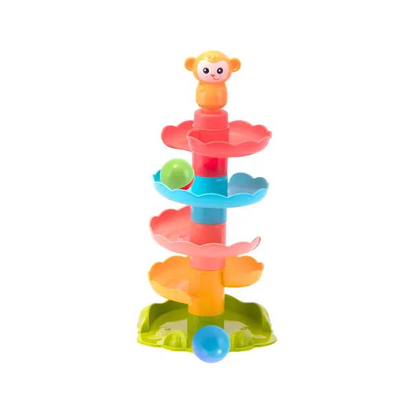 Tobogán De Pelotas Juguete Para Bebes Primera Infancia Color Multicolor