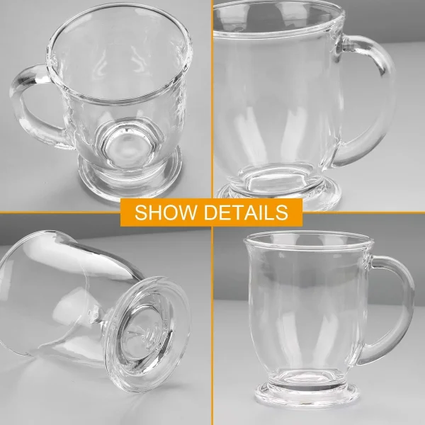 Taza Cafe Doble Vidrio Pared Capuchino Jarro 250ml Transparente