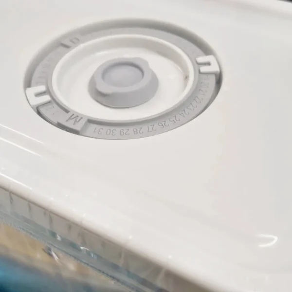 Taper Hermético 1700ml Válvula Vacío Sin Bomba Freezer Transparente