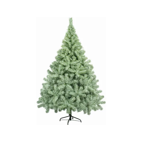 Árbol De Navidad Montañes Deluxe Nevado 2.10mts Base Metal
