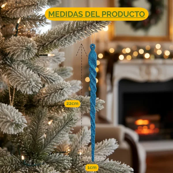 Adorno Colgante Navideño Decoración Bastones De Caramelo X3